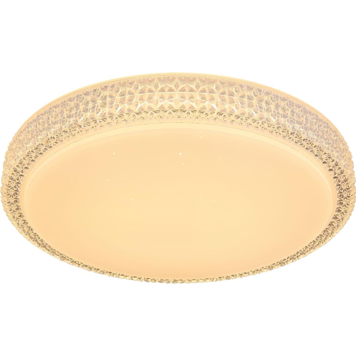 Globo, Wandleuchte + Deckenleuchte, Deckenleuchte Ovi weiss 1xLED (1600 lm)