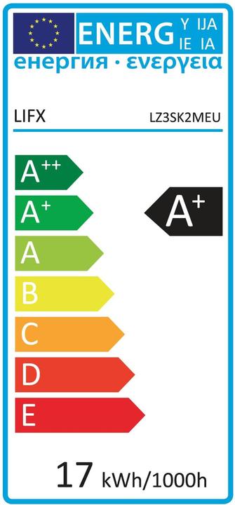 Energy Label Lifx Z Strip complete Starter Kit (RGB, 200 cm, Indoor)