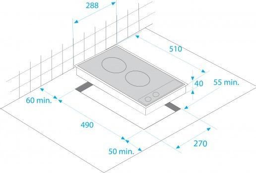 Produktbild Beko HDCC 32200 X Kochfeld Integriert Keramik 2 Zone(n) (28.80 cm, Glaskeramik Kochfeld)