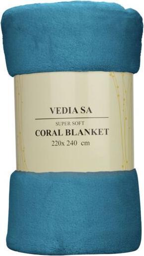 Image du produit Vedia Plaid «Coral» extra-long, 220 x 240 cm (220 x 240 cm)