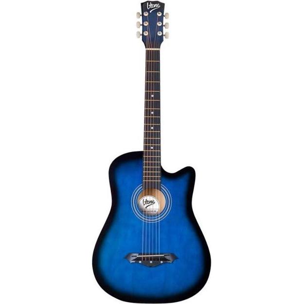 No Name V-TONE AG ONE BB 4/4 blueburst Westerngitarre (Westerngitarre), Gitarre, Blau