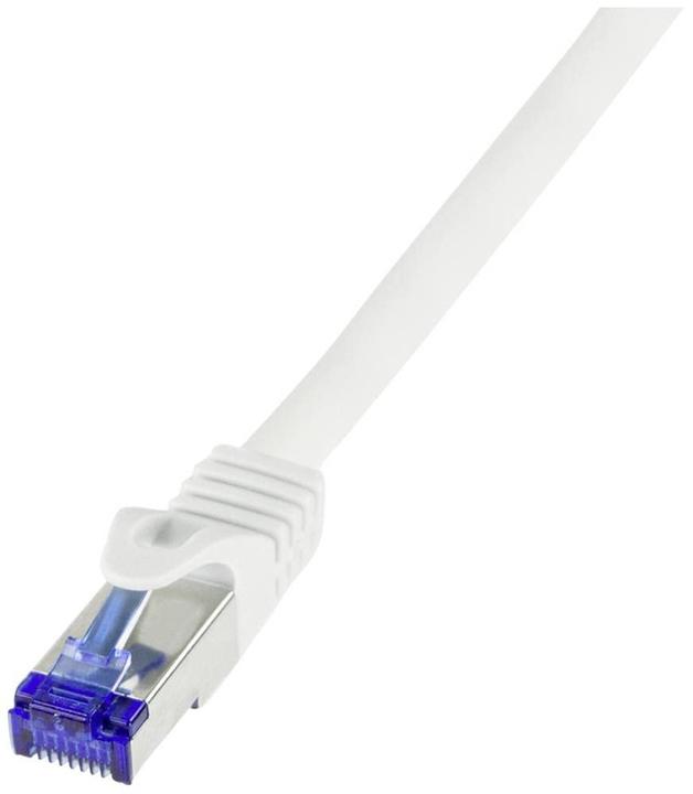 Actual product image LogiLink Patch cable Ultraflex, Cat.6A, S/FTP, 1.5 m, white withCat.7 raw cable, extra flexible & soft cable (S/FTP, CAT6a, 1.50 m)