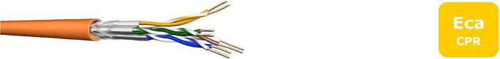 Actual product image Draka Installation cable UC900 HS23, Cat 7, S/FTP, PiMF, orange, 100m ring (S/FTP, CAT7, 100 m)
