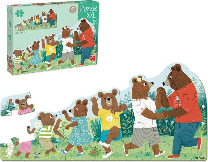 Produktbild Jumbo GOULA XXL-Puzzle Bärenfamilie.55266 (16 Teile)