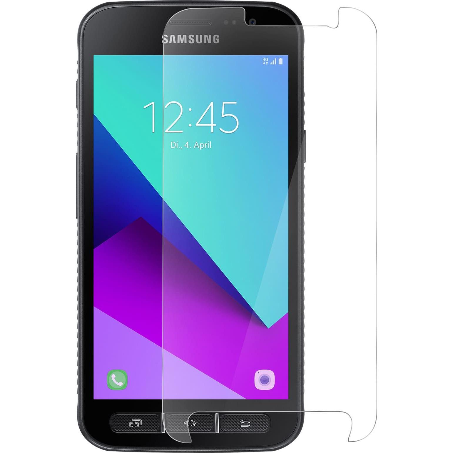 Avizar Kristallklare Folie, Glas-Displayschutz (1 Stück, Samsung Galaxy Xcover 4), Smartphone Schutzfolie, Transparent