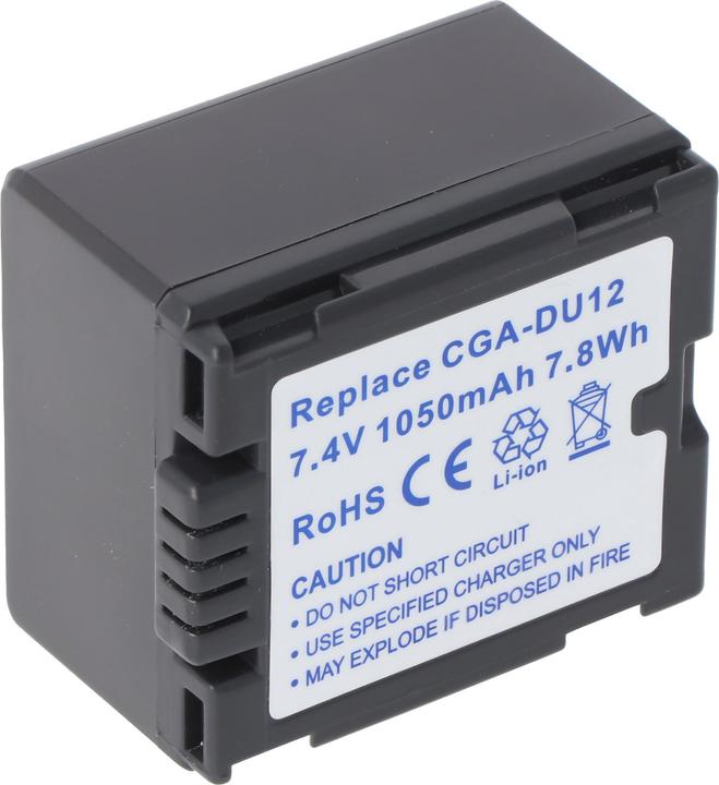 Image du produit AccuCell Batterie Panasonic CGA-DU12, VW-VBD120 (Batterie)