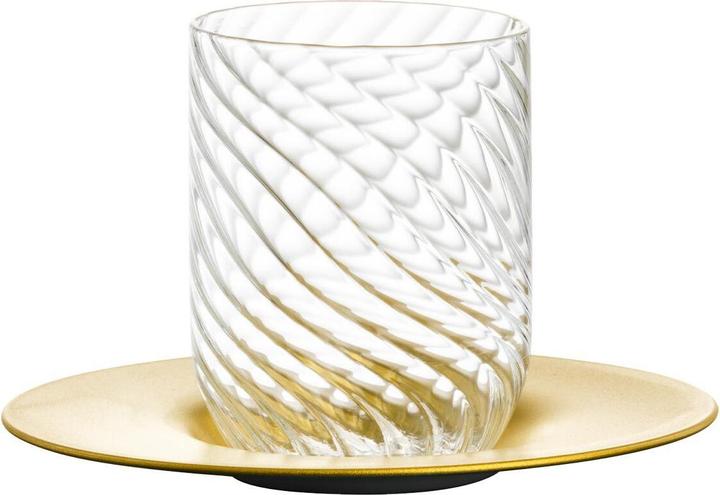 Image du produit Eisch Twist Cappuccinoglas mit Untertasse (270 ml, 1 x)