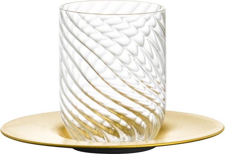Actual product image Eisch Twist Cappuccinoglas mit Untertasse (270 ml, 1 x)