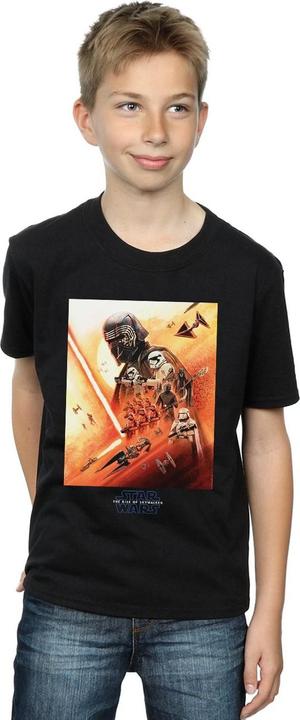 Produktbild Star Wars First Order Poster TShirt Jungen (140, 146)