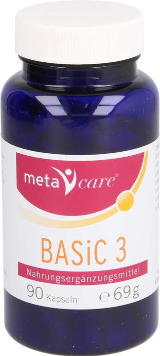 Actual product image Meta Care Basic 3 capsule (90 Piece, Capsules, 110 g)