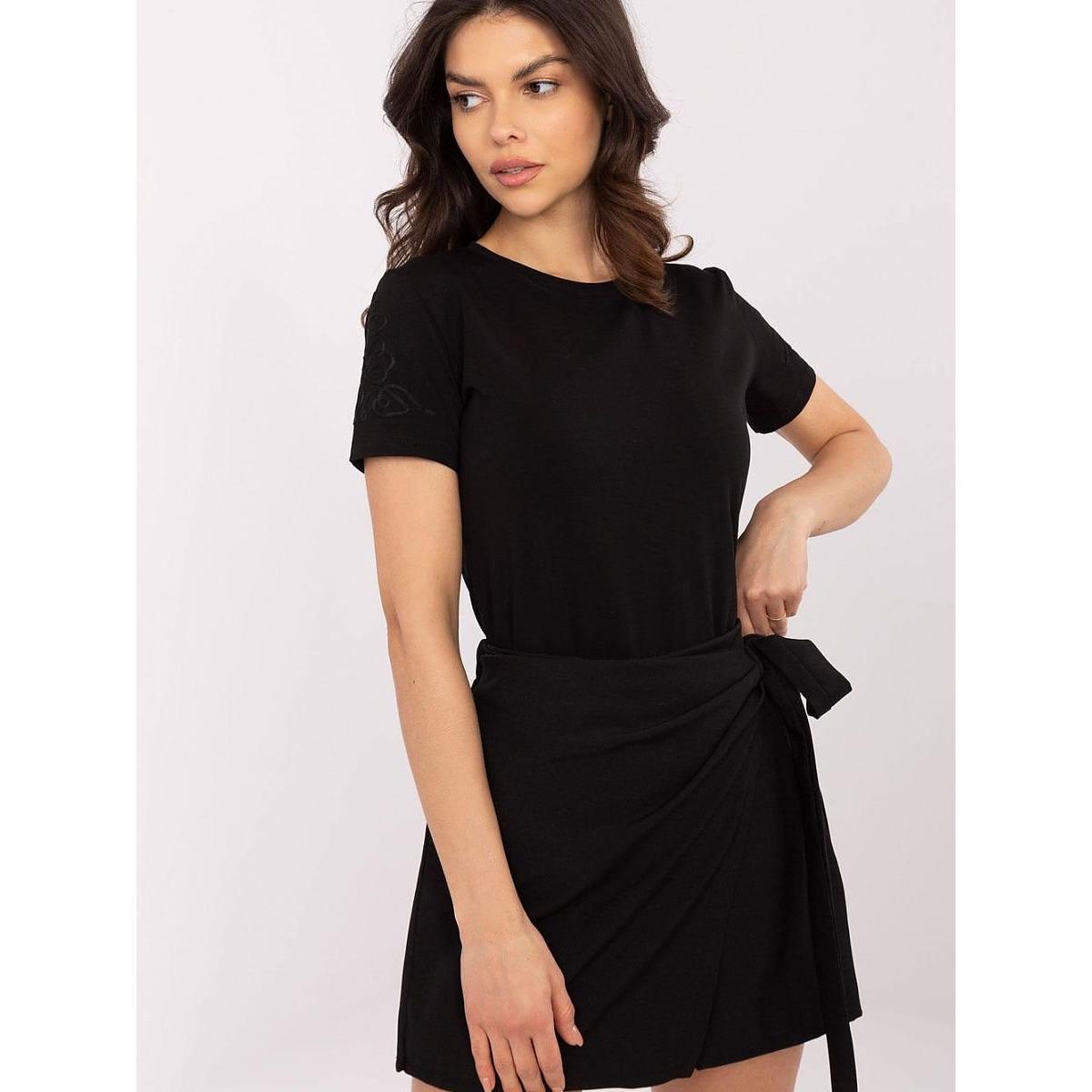 Factory Price, Damen, Shirt, T-shirt Relevance, Schwarz, (M)