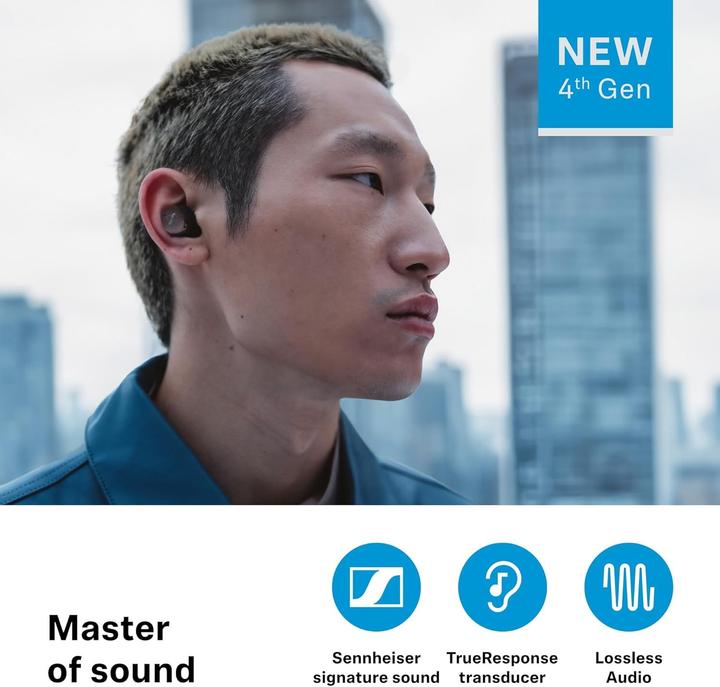 Actual product image Sennheiser Momentum True Wireless 4 (ANC, 7 h, Wireless)