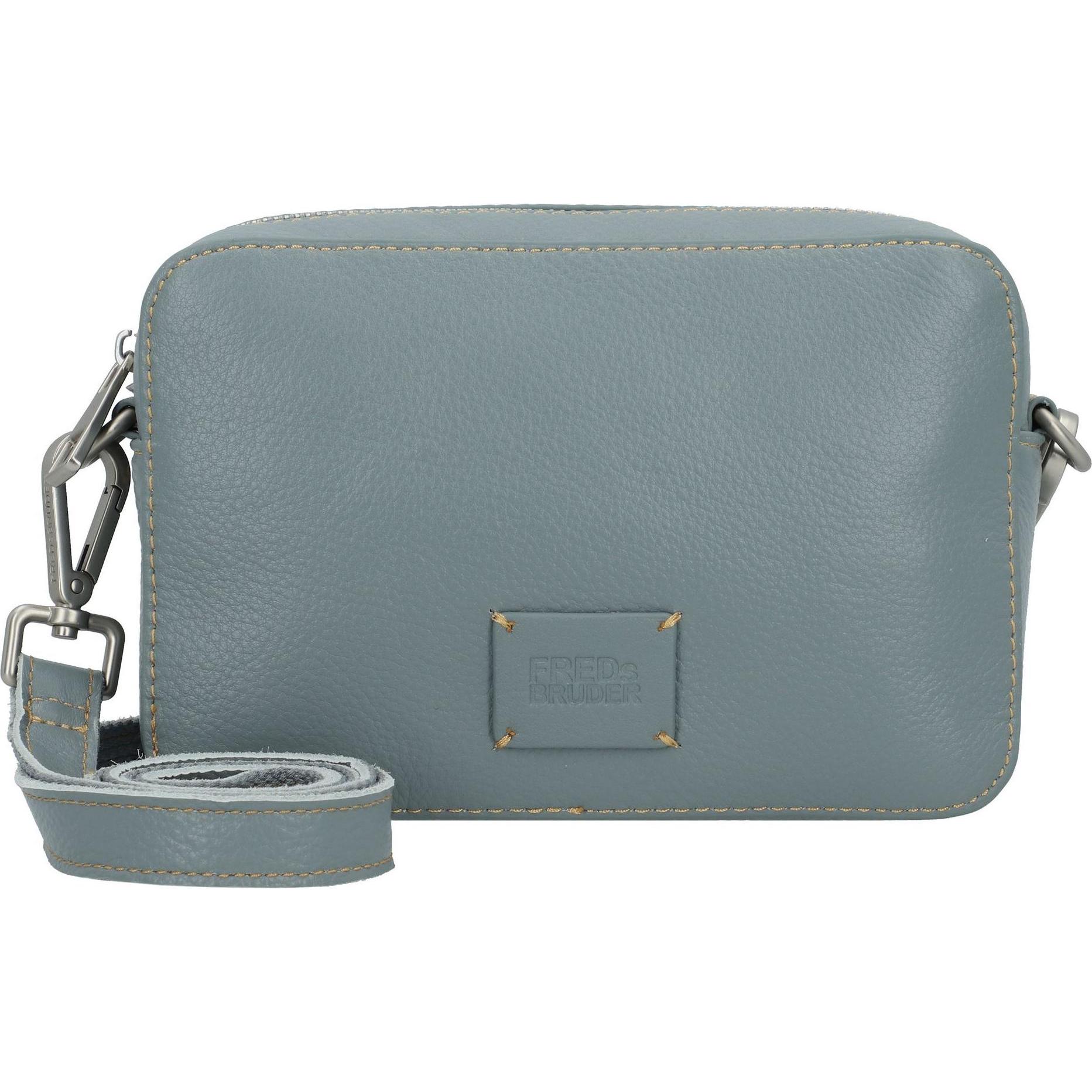 FredsBruder, Handtasche, Feeling Good Umhängetasche Leder 20 cm, Blau