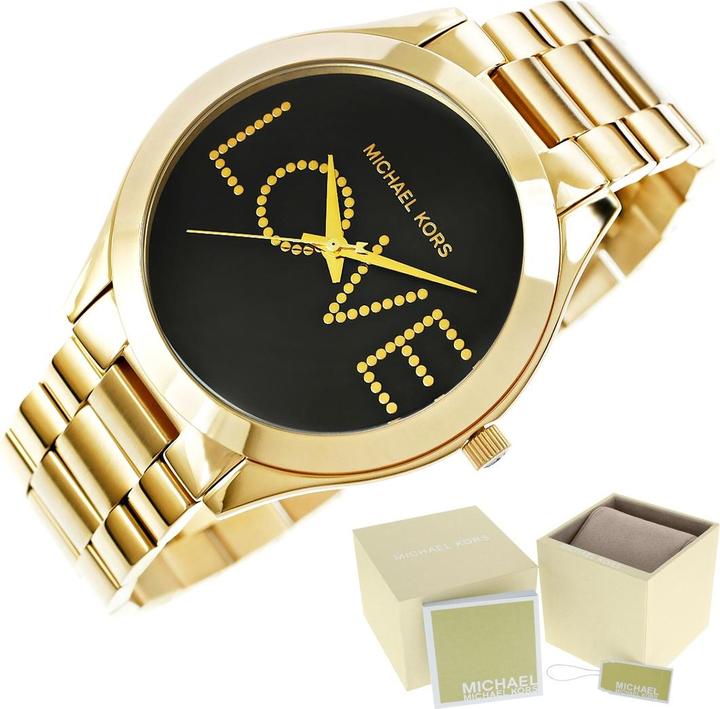 Produktbild Michael Kors Zegarek Damski Slim Runway MK3803 + BOX (Analoguhr)