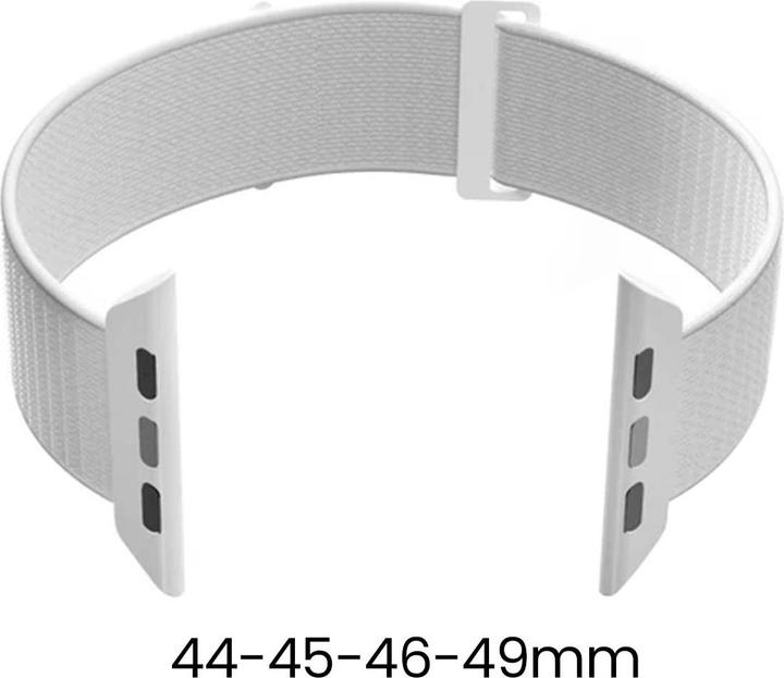 Immagine prodotto Puro Nylon Sport - Pasek per Apple Watch 42/44/45/49 mm (Biały) (42 mm, 44 mm, 45 mm, 49 mm, Nylon)