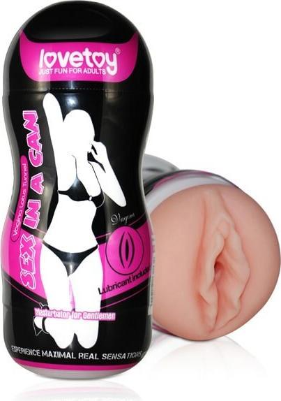 Lovetoy Sex in einer Dose -Vibrating Vagina Tunnel 1