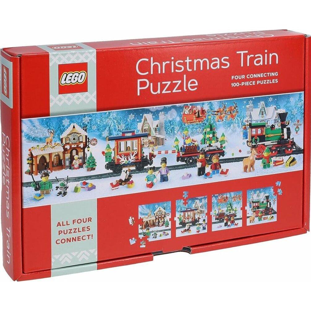 Thumbnail - Abrams & Chronicle LEGO Christmas Train Puzzle (400 Teile)