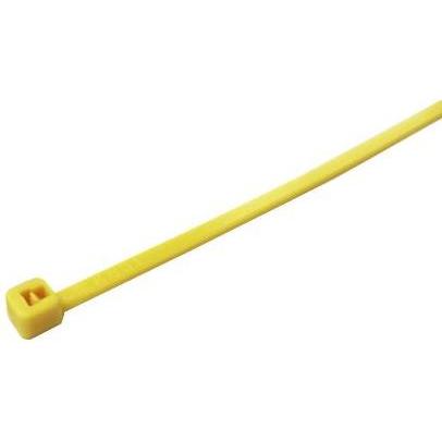 Rs Pro, Kabelbinder, Nylon 66 Kabelbinder Gelb 4,8 mm x 385mm (385 mm, 100 Stk.)