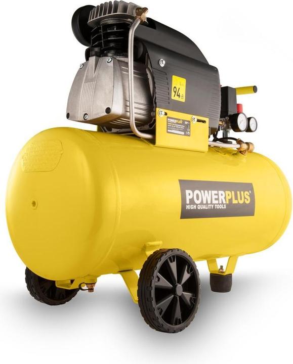 Actual product image Powerplus Compressor lubricated 1500W - 50L (50 l, 8 bar)