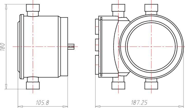 Produktbild Kaiser KAI 1281-15 EinbaugehÃ¤use, HaloXÂ® 100 mit, MultirohreinfÃ¼hrung