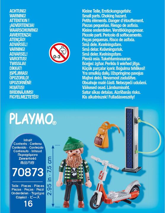 Playmobil Hipster with e-scooter buy at Galaxus