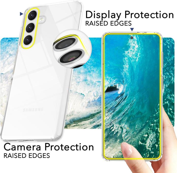 Produktbild Nalia Klare Transparente Hybrid Hülle (Samsung Galaxy S24+)