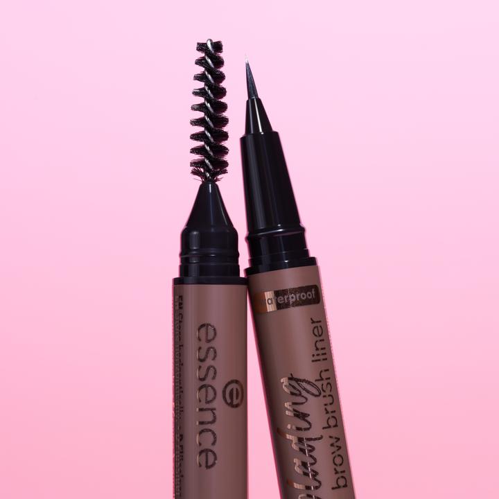 Actual product image essence microblading brow brush liner (Dark Brown)