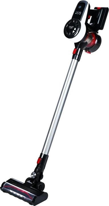 Adler AD 7048 Bagless vacuum cleaner with brushless motor technology, White/Black/Red