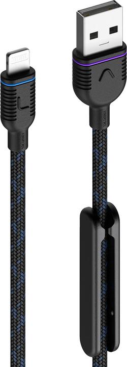 Actual product image Unisynk 10160 mobile phone cable Black 1.2 m USB A Lightning (1.20 m, USB 3.0)