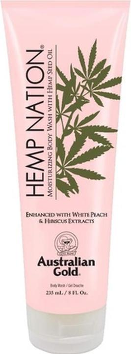 Australian Gold Hemp Nation White Peach & Hibiscus Body Wash 235 ml (235 ml)