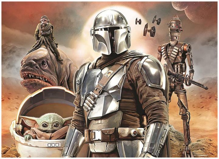 Actual product image Ravensburger 4 Puzzle da 100 Pezzi - The Mandalorian (100 pieces)