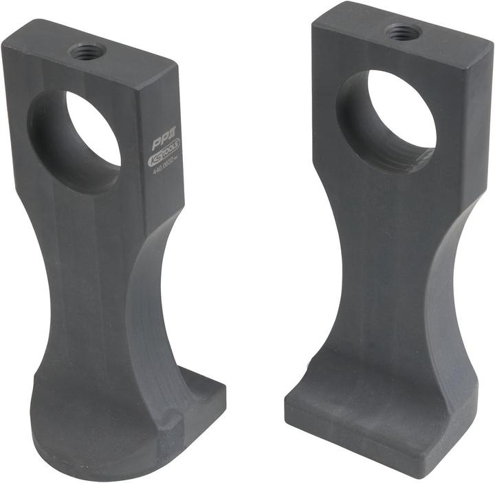 Image du produit KS Tools Jeu de patins de démontage pour paliers de roue boulonnés avec 4 boulons, 2 pièces.