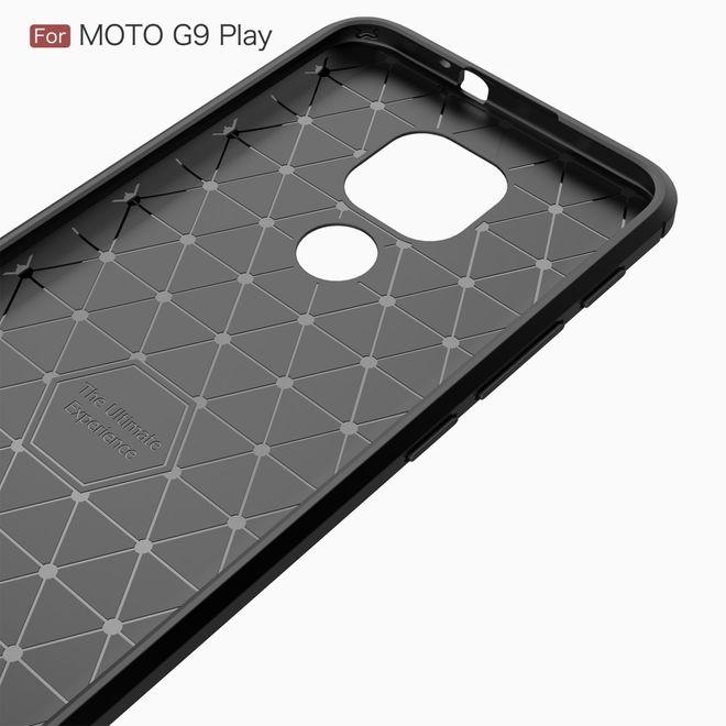 Actual product image MU Style Carbon Fiber TPU Softcase Series (Motorola Moto G9 Play)