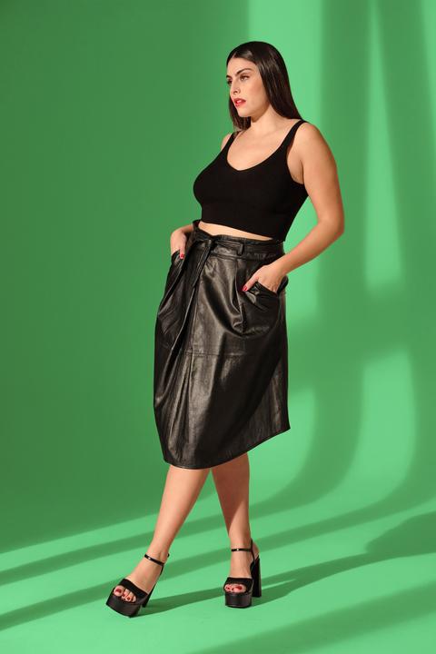 Produktbild Ulla Popken Strick-Bustier, Rippstrick, V-Ausschnitt, breite Träger (46, 48)