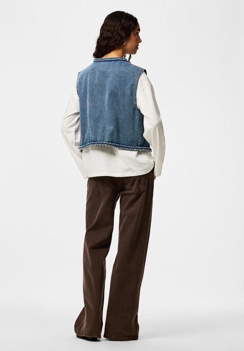 Actual product image Pieces PCBELL CROPPED Jeansweste (S)