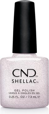 Image du produit CND Shellac Night Brilliance Vernis à ongles UV pailleté or semi-transparent Collection Gleam & Glow (Or, Vernis à ongles effet gel)