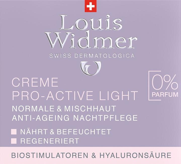 Immagine prodotto Louis Widmer Crema Pro-Active Light non profumata (50 ml)