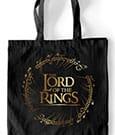 Actual product image Heroes Inc Lord of The Rings Tote Bag Gold Foil