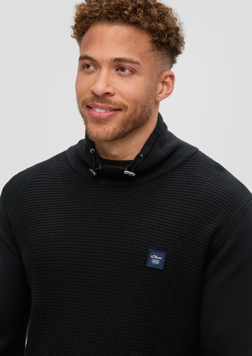 Produktbild s.Oliver Strickpullover Strickpullover mit Rollkragen (XXL)