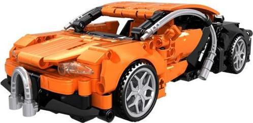 Actual product image Open Bricks Technic Car OB-WS0904 Orange sports car kit