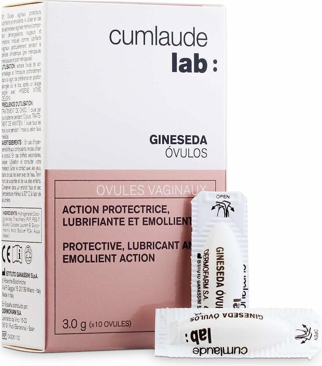 Produktbild Cumlaude GINESEDA óvulos vaginales 10 x 3 gr (Intimwaschlotion)