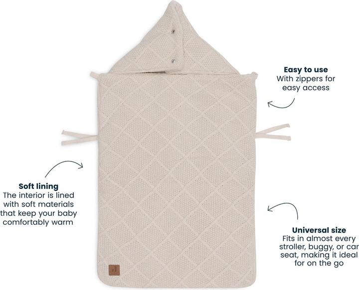 Actual product image Jollein Baby Car Seat Footmuff