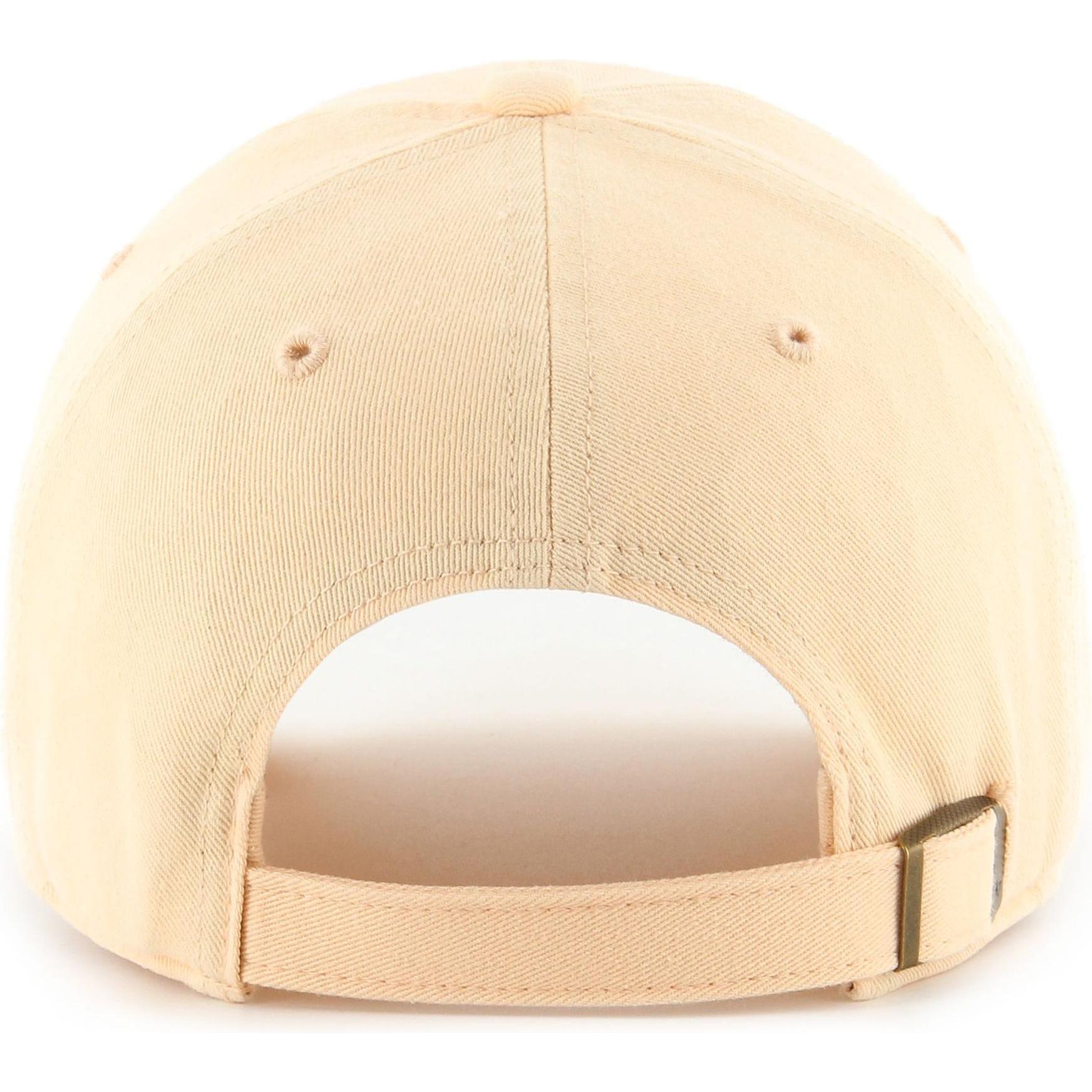 Thumbnail - 47 Brand, Herren, Cap, Strapback Cap - CLEAN UP Baltimore Orioles apricot, Gelb