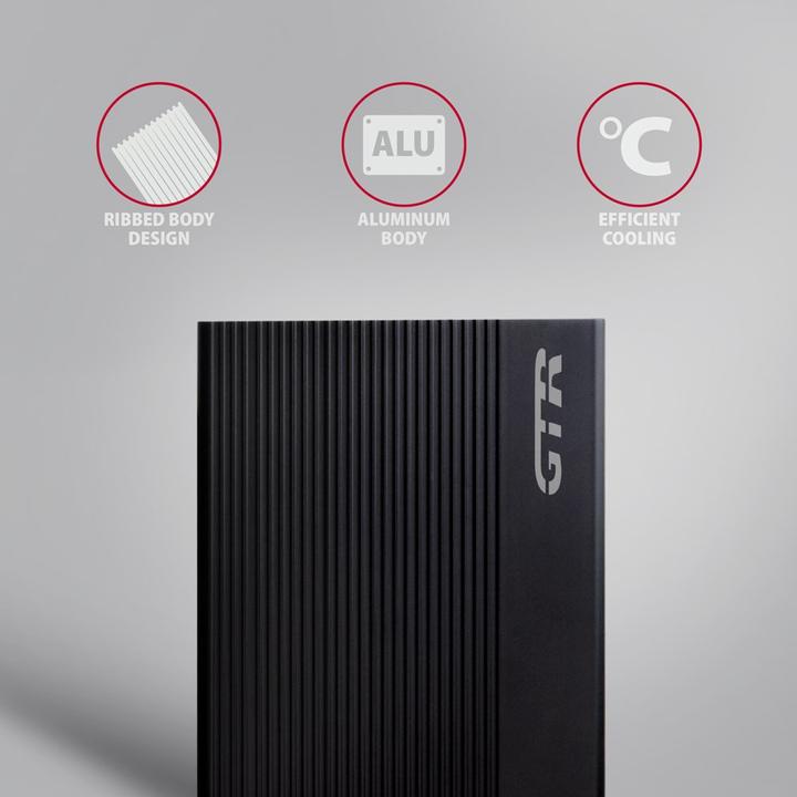 Productafbeelding Axagon EE35-GTR, USB-C - SATA 3,5" RIBBED box, ÄernÃ½ (3.5")