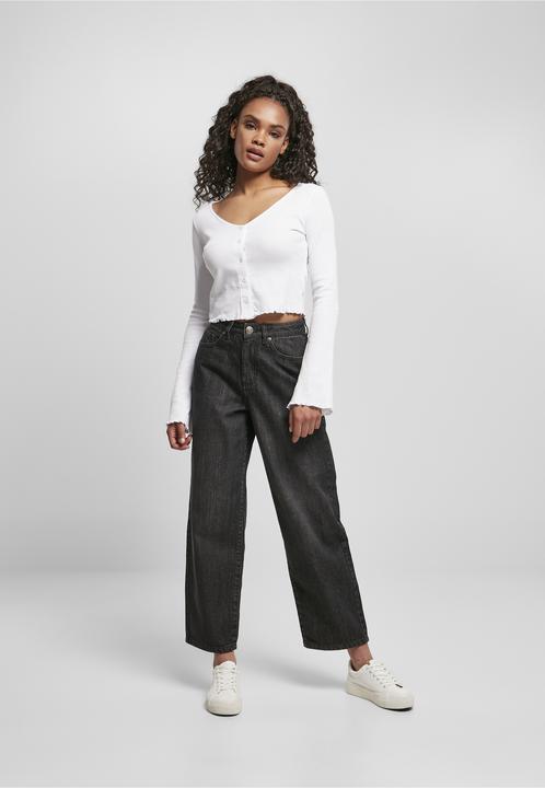 Produktbild Urban Classics Ladies Cropped Rib Cardigan - 14113 (M)