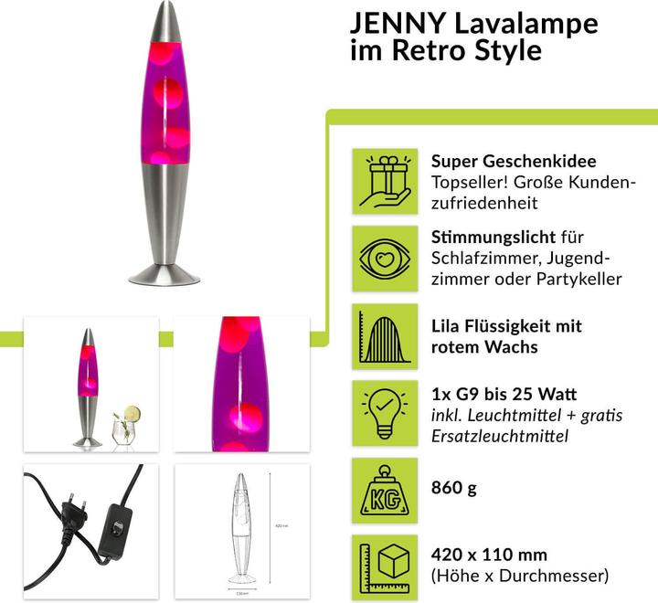 Actual product image Licht-Erlebnisse Jenny (210 lm, G9)