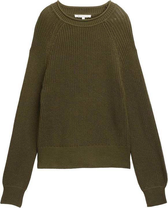 Produktbild Tom Tailor Denim Gebreide trui met lichte ballonmouwen (XL)