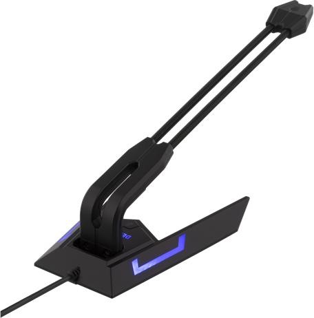 Actual product image Deltaco MF-104 microphone Black Table microphone