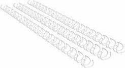 Immagine prodotto GBC Filo da rilegatura, 8 mm, 21 anelli, bianco
