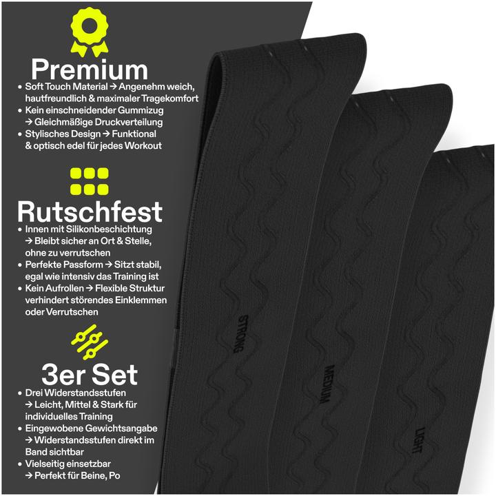 Produktbild Omnana HIPstar Fitnessband (0.37 m, Leicht, Mittel, Stark)